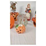 Assorted Halloween Decorations including Jack-o