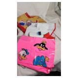 Vintage Toys including Duck Feeding Bank, Crayons, and Miscellaneous Toys