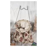 Box with Assorted Yarn and Clothespins