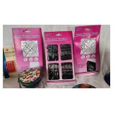 Sewing and Craft Supplies Lot including Needles, Threads, and Scissors