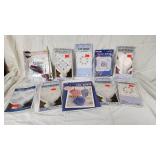 Fairway Needlecraft Quilt Blocks and Bucilla Special Edition Stamped Pillow