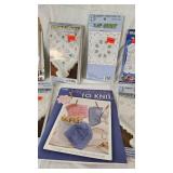 Fairway Needlecraft Quilt Blocks and Bucilla Special Edition Stamped Pillow