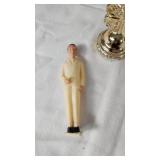 Decorative Wooden Cabinet, Bunny-Themed Box, and Miscellaneous Decor Items