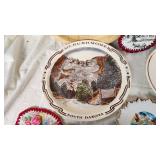 Souvenir Plates and Doilies Collection