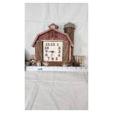 Westclox and New Haven Wall Clocks, Decorative Barn Clock