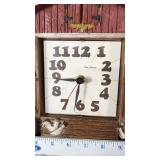 Westclox and New Haven Wall Clocks, Decorative Barn Clock