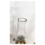 Vintage and Decorative Glass Oil Lamps with Various Designs