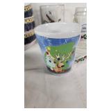 Assorted Kitchenware and Drinkware Including Furio Bowls, Curious George Glass, and More