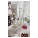 Metal Lunch Box with Farm Scene, Glass Vases, Thermos, and More Home Decor Items