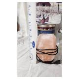 Metal Lunch Box with Farm Scene, Glass Vases, Thermos, and More Home Decor Items