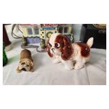 Home Decor and Collectibles Lot including Thermos, Clock, Figurines, and More