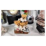 Home Decor and Collectibles Lot including Thermos, Clock, Figurines, and More