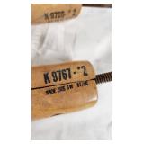 Plastic Pink Poodle, Wooden Shoe Stretchers, and Metal Shoe Stretchers