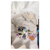 Vintage Postcards, Stamps, and Hairpins