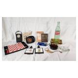 Coca-Cola Bottle, Kodak Mickey-Matic Camera, and Collectibles