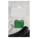 Vintage Toy and Model Train Accessories including Track, Ladders, and Vehicles