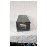 Cole Steel Index Card Filing Cabinet