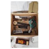 Assorted Toys and Collectibles Including John Deere Tractor, Action Figures, and Accessories