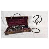 Clarinet with Case and Note Symbal