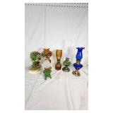 Assorted Vintage Oil Lamps Collection - Tallest is 11.5"