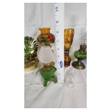 Assorted Vintage Oil Lamps Collection - Tallest is 11.5"