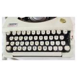 Brother Charger 11 Manual Typewriter with Case and Wire Document Tray
