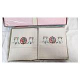 Harmony House His & Hers Pillowcases and Fine Embroidered Pillowcases Set