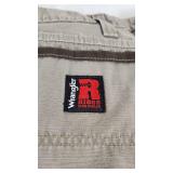 Wrangler Riggs Workwear Khaki Cargo Pants 36x36