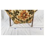 Vintage Yarn Caddy with Crochet Supplies