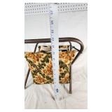 Vintage Yarn Caddy with Crochet Supplies