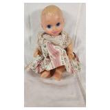 Vintage Lauer Toys Baby Doll with Blue Eyes