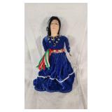 Handmade Cloth Doll in Traditional Dress