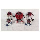 The California Raisins Figurines and Plush Toys