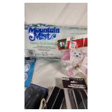 Craft Supplies including Mountain Mist Quilt Batting, Jingle Bells, Adhesive Hooks, Velcro Strips, and Accessories