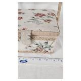 Floral Sewing Box with Supplies