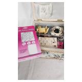 Floral Sewing Box with Supplies