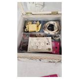 Floral Sewing Box with Supplies