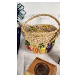 Decorative Wall Hanging, Plate, Basket, and Plaque Assortment