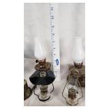 Vintage Small Oil Lamps and Lanterns Collection