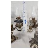 Vintage Small Oil Lamps and Lanterns Collection
