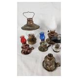Vintage Small Oil Lamps and Lanterns Collection