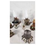 Vintage Small Oil Lamps and Lanterns Collection