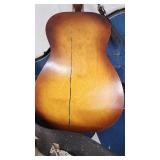 Holiday Acoustic Guitar (Cracked back) with Accessories and Case