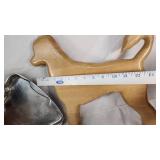 Wooden National Guard Minnesota Box, Tool Box, and Assorted Decorative Items