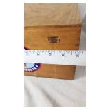 Wooden National Guard Minnesota Box, Tool Box, and Assorted Decorative Items