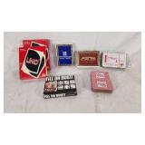 UNO, Fill or Bust, and Various Playing Card Decks