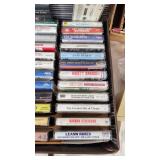 Collection of Vintage Cassette Tapes and Radios