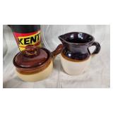 Williams Sonoma Italian Bowl, Lindsey Jordan Decorative Bowl, Mikasa Baking Dish, and Other Kitchenware