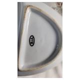 Various Kitchenware Items Including Home & Garden Party Canister, Rachael Ray Casserole, and Glass Punch Bowl Set