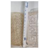 Indiana Glass Co. Princess Crystal Punch Set with Serving Trays